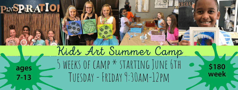Art Camp Week 2 June 13-16 BOHO BLISS